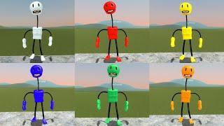 GREEN GUY ALL COLORS FROM 3D MEMES in Garry's Mod