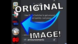 How to Download a Discord Server ICON  (Quick & Easy Tutorial) Original Image NOT a Screenshot