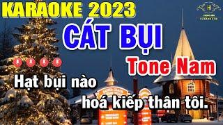 Cát Bụi Karaoke Tone Nam Nhạc Sống | Beat Mới Dễ Hát Âm Thanh Chuẩn | Trọng Hiếu