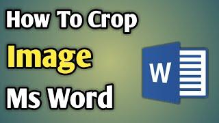 Ms Word Me Photo Crop Kaise Kare | How To Crop Image In Ms Word 2007 | Ms Word Crop Image