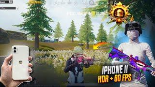 IPHONE 11 PUBG MOBILE LIVIK GAMEPLAY 2024 | HDR + 60 FPS | FPS TEST & BGMI TEST