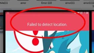 How to fix Failed to detect location Error|Pokemon Go