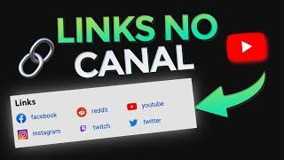 COMO COLOCAR LINK NA DESCRIÇÃO DO CANAL DO YOUTUBE (em 2023) | Computador, celular ou tablet