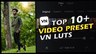 Free vn video preset filters தமிழில் | FREE LUTS FOR VN | @PhotographyTamizha