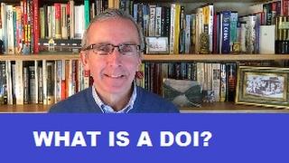 What is a DOI (or digital object identifier)?