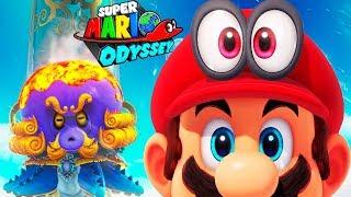 cartoon game for kids. The children's food.Super Mario Odyssey BOSS