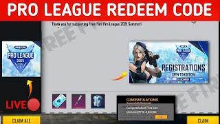 Pro League Redeem Code ?| Free Fire FFPL Redeem Code Kab Milega | Pro League Kab Start hoga