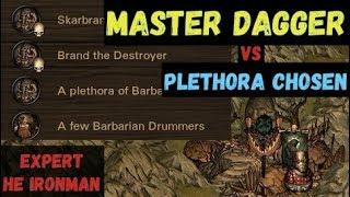 Battle Brothers WotN: Master dagger vs plethora barbarian chosen - expert