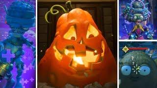 3 PLAYERS vs JACK O'LANTERN - Plants vs Zombies Battle For Neighborville Multiplayer Story Mode