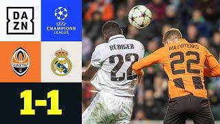 Rüdiger sichert Last-Minute-Punkt: Donezk - Real Madrid 1:1 | UEFA Champions League | DAZN