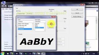 Windows 7 Tips : How to Change 3D Text Screen Saver Font