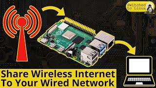 Connect to Wireless Internet, Pass it To Your Network | Raspberry Pi Wireless to LAN bridge