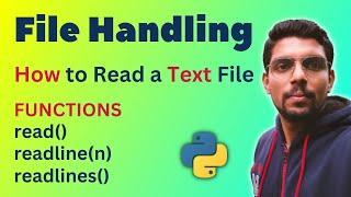 How to read a Text File : read() , readline() , readlines() functions - File Handling Class 12 CS