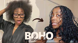 HOW TO: SHORT BOHO MINI BRAIDS