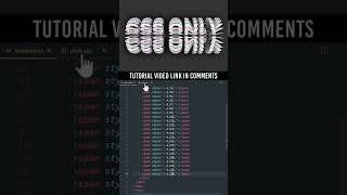 CSS Only 3D Text Rotation Animation Effects #shorts #html