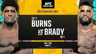 UFC Vegas 97: Burns vs. Brady - September 7th | Fight Promo