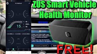 Free Bluetooth OBD2 Vehicle Health Monitor | The Zus Scanner Clear Codes, Monitors Vehicle Health