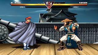 M. BISON vs RAIDEN - Highest Level Insane Fight!