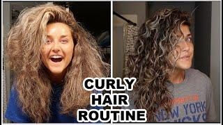 DETAILED WASH DAY ROUTINE | CURLY HAIR | NO FRIZZ |