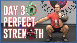 5 Days of Fitmas | Day 3 | Perfect Strength | Single Kettlebell Workout