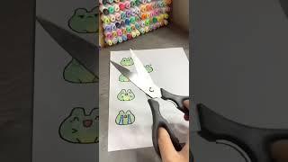 DIY Sticker Sheet Tutorial! #diystickers #sticker #papercrafts #cutecrafts #crafts #craft