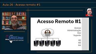 🟠 Curso GNU Linux - Aula 26 - Acesso remoto #1.