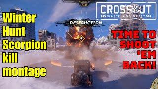 [Crossout] Winter Hunt: Scorpion kill montage (Jan 2025)