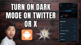 How To Turn On Dark Mode On Twitter Or X | Full Tutorial