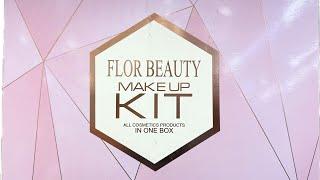 REVIEW FLOR BEAUTY MAKE UP KIT ALL COSMETICS REVIEW PRODUCTS IN ONE BOX