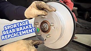 How To Replace Kia Sportage Rear Brake Pads and Rotors 2017-2021