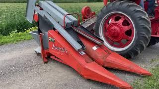 Byron sweet corn harvester