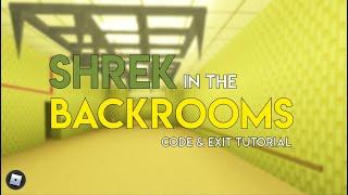 Escape Code & Exit Tutorial - Roblox Shrek In The Backrooms