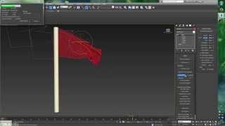 creating an animated flag in 3ds max 2015    (no  audio)