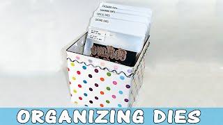 Craft Room Organization: Metal Die Storage Solution