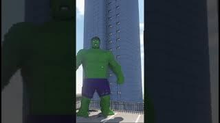 Thor Knock Down Hulk On Building - Teardown #gaming #game #teardown #marvel #destruction #thor