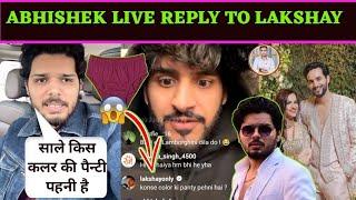 Abhishek Malhan Aka Fukra Insaan Live Detail Reply To Lakshay Choudhary Panty Chaddi Comment