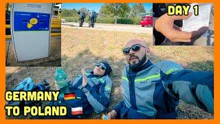 Unlike India, Poland mein Bike ko Toll lag gaya | Germany to Poland | Day 1 | Poznan