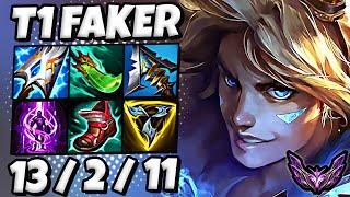 T1 Faker Ezreal vs Tristana [ TripleKill ] Korea Master Patch 14.13 