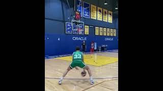 Klay Thompson dressed as Larry Bird for Halloween  | #shorts