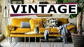 Vintage Design Style!  How to curate a look with Vintage items no matter the Interior Design style