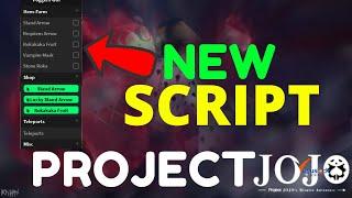 Project Jojo Script GUI 2022 | Auto Farm Arrow | Unlimited Items