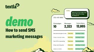 Textla SMS Marketing Platform Demo