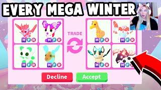 I Traded *EVERY* MEGA 2022 Winter Pet in Adopt Me!