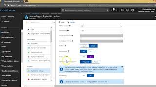 Video 9 - Configure Application Settings of Web App in Azure