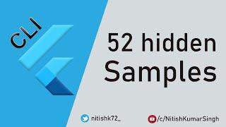 Flutter CLI: 52 Hidden Samples