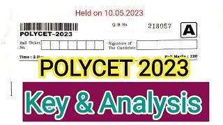 polycet 2023 KEY and ANALYSIS