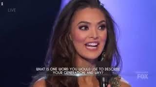 New Mexico - Alejandra Gonzalez| Miss USA 2019 TOP 3 FINAL WORD