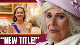 The Crown’s New Era: Kate Middleton Takes the Throne as Camilla Loses Her Title!