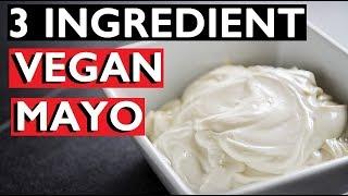 How to make vegan Mayo | 3 INGREDIENTS ***OIL FREE***