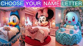 Choose Your Name Letter & See Your Cute Fluffy Beds | Soft Fluffy Beds | Name Letter Game |